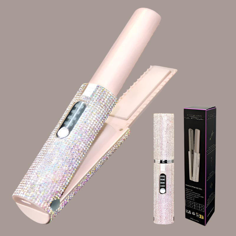 Diamond Portable Hair Straightener